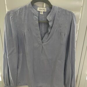 Cloth & Stone Soft Gray Blouse